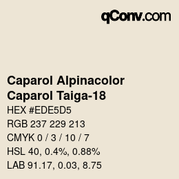 Code couleur: Caparol Alpinacolor - Caparol Taiga-18 | qconv.com