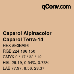 カラーコード: Caparol Alpinacolor - Caparol Terra-14 | qconv.com