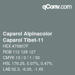 Color code: Caparol Alpinacolor - Caparol Tibet-11 | qconv.com