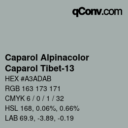 Farbcode: Caparol Alpinacolor - Caparol Tibet-13 | qconv.com