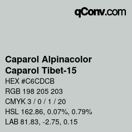 Código de color: Caparol Alpinacolor - Caparol Tibet-15 | qconv.com