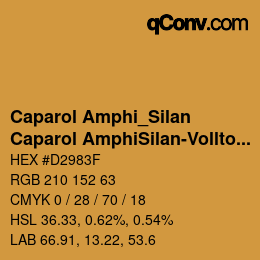 Code couleur: Caparol Amphi_Silan - Caparol AmphiSilan-Volltonfarbe Ocker | qconv.com