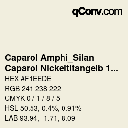 カラーコード: Caparol Amphi_Silan - Caparol Nickeltitangelb 1S 5 | qconv.com