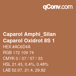 Código de color: Caparol Amphi_Silan - Caparol Oxidrot 8S 1 | qconv.com