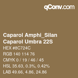 カラーコード: Caparol Amphi_Silan - Caparol Umbra 22S | qconv.com