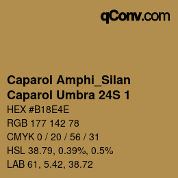 カラーコード: Caparol Amphi_Silan - Caparol Umbra 24S 1 | qconv.com