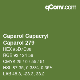 カラーコード: Caparol Capacryl - Caparol 279 | qconv.com