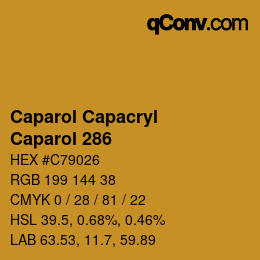 カラーコード: Caparol Capacryl - Caparol 286 | qconv.com