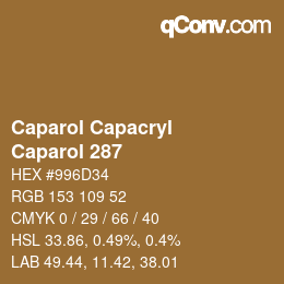 カラーコード: Caparol Capacryl - Caparol 287 | qconv.com