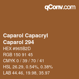 カラーコード: Caparol Capacryl - Caparol 294 | qconv.com