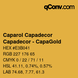 Farbcode: Caparol Capadecor - Capadecor - CapaGold | qconv.com