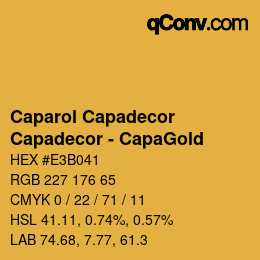 Farbcode: Caparol Capadecor - Capadecor - CapaGold | qconv.com