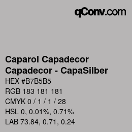 Farbcode: Caparol Capadecor - Capadecor - CapaSilber | qconv.com