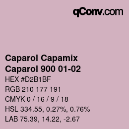 カラーコード: Caparol Capamix - Caparol 900 01-02 | qconv.com