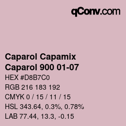 Farbcode: Caparol Capamix - Caparol 900 01-07 | qconv.com