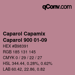 Farbcode: Caparol Capamix - Caparol 900 01-09 | qconv.com
