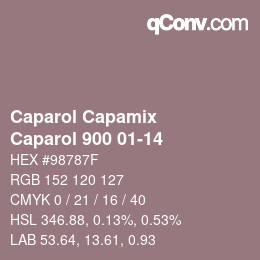 カラーコード: Caparol Capamix - Caparol 900 01-14 | qconv.com