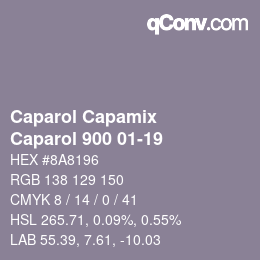 Farbcode: Caparol Capamix - Caparol 900 01-19 | qconv.com