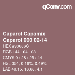 Farbcode: Caparol Capamix - Caparol 900 02-14 | qconv.com