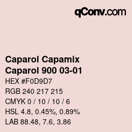 Farbcode: Caparol Capamix - Caparol 900 03-01 | qconv.com