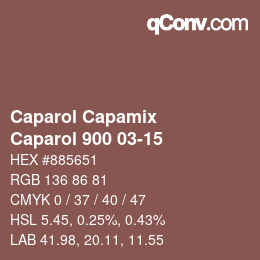 カラーコード: Caparol Capamix - Caparol 900 03-15 | qconv.com