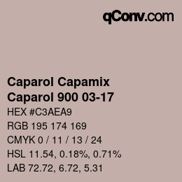 Farbcode: Caparol Capamix - Caparol 900 03-17 | qconv.com