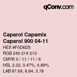 Farbcode: Caparol Capamix - Caparol 900 04-11 | qconv.com