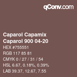 Farbcode: Caparol Capamix - Caparol 900 04-20 | qconv.com