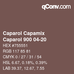 カラーコード: Caparol Capamix - Caparol 900 04-20 | qconv.com