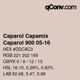 Farbcode: Caparol Capamix - Caparol 900 05-16 | qconv.com