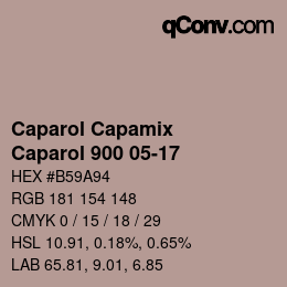 Farbcode: Caparol Capamix - Caparol 900 05-17 | qconv.com