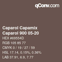 Code couleur: Caparol Capamix - Caparol 900 05-20 | qconv.com