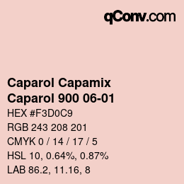 Farbcode: Caparol Capamix - Caparol 900 06-01 | qconv.com