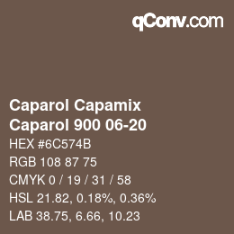 カラーコード: Caparol Capamix - Caparol 900 06-20 | qconv.com