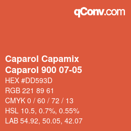 Farbcode: Caparol Capamix - Caparol 900 07-05 | qconv.com