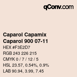 カラーコード: Caparol Capamix - Caparol 900 07-11 | qconv.com