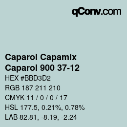 Farbcode: Caparol Capamix - Caparol 900 37-12 | qconv.com