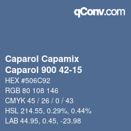 カラーコード: Caparol Capamix - Caparol 900 42-15 | qconv.com