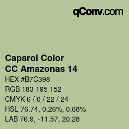 カラーコード: Caparol Color - CC Amazonas 14 | qconv.com