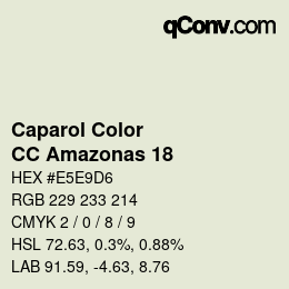 カラーコード: Caparol Color - CC Amazonas 18 | qconv.com