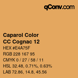 Farbcode: Caparol Color - CC Cognac 12 | qconv.com