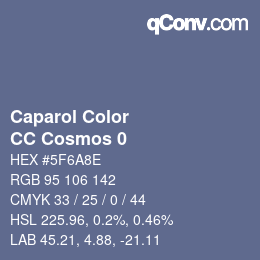 カラーコード: Caparol Color - CC Cosmos 0 | qconv.com