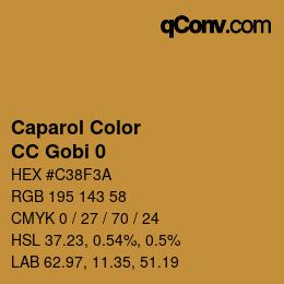 カラーコード: Caparol Color - CC Gobi 0 | qconv.com