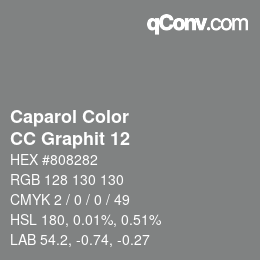 Farbcode: Caparol Color - CC Graphit 12 | qconv.com
