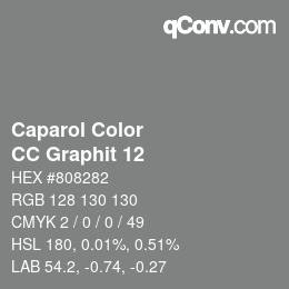 Farbcode: Caparol Color - CC Graphit 12 | qconv.com