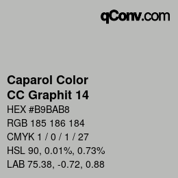 カラーコード: Caparol Color - CC Graphit 14 | qconv.com