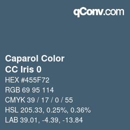 Código de color: Caparol Color - CC Iris 0 | qconv.com