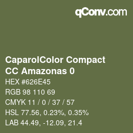 カラーコード: CaparolColor Compact - CC Amazonas 0 | qconv.com