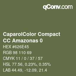 カラーコード: CaparolColor Compact - CC Amazonas 0 | qconv.com