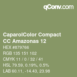 カラーコード: CaparolColor Compact - CC Amazonas 12 | qconv.com
